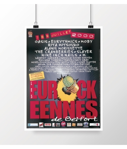 AFFICHES Eurockéennes de Belfort