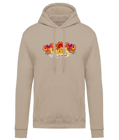 SWEAT À CAPUCHE - UNISEXE - EUROCKÉENNES - FLEURS