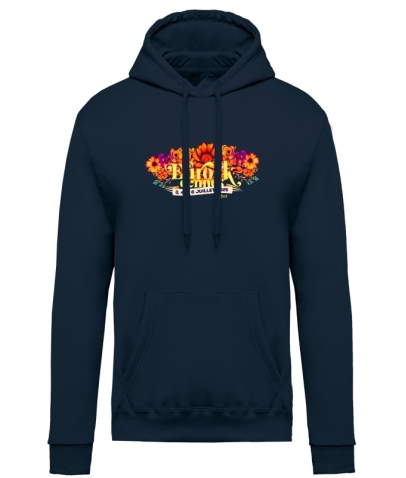 SWEAT À CAPUCHE - UNISEXE - EUROCKÉENNES - FLEURS